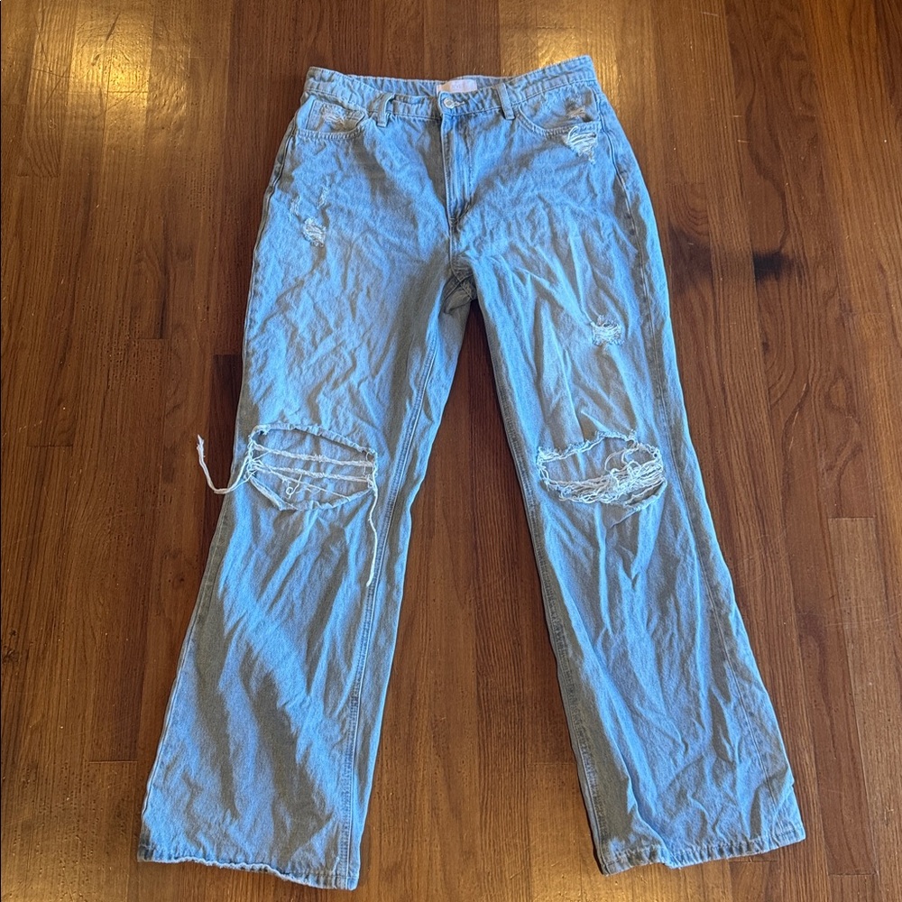 Vervet Distressed Light Blue Jeans